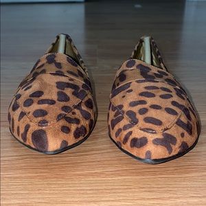 Leopard Point Toed Flats